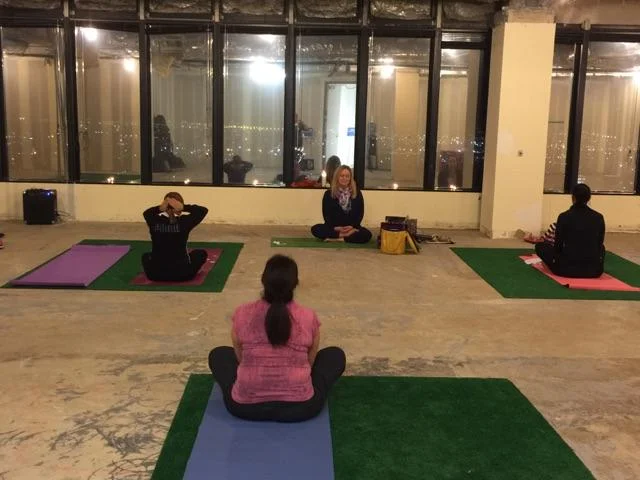 Wellness Wednesday's Yoga at The Bloc Los Angeles 