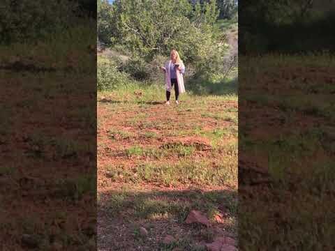 Walking meditation Sedona AZ Thunder Mountain