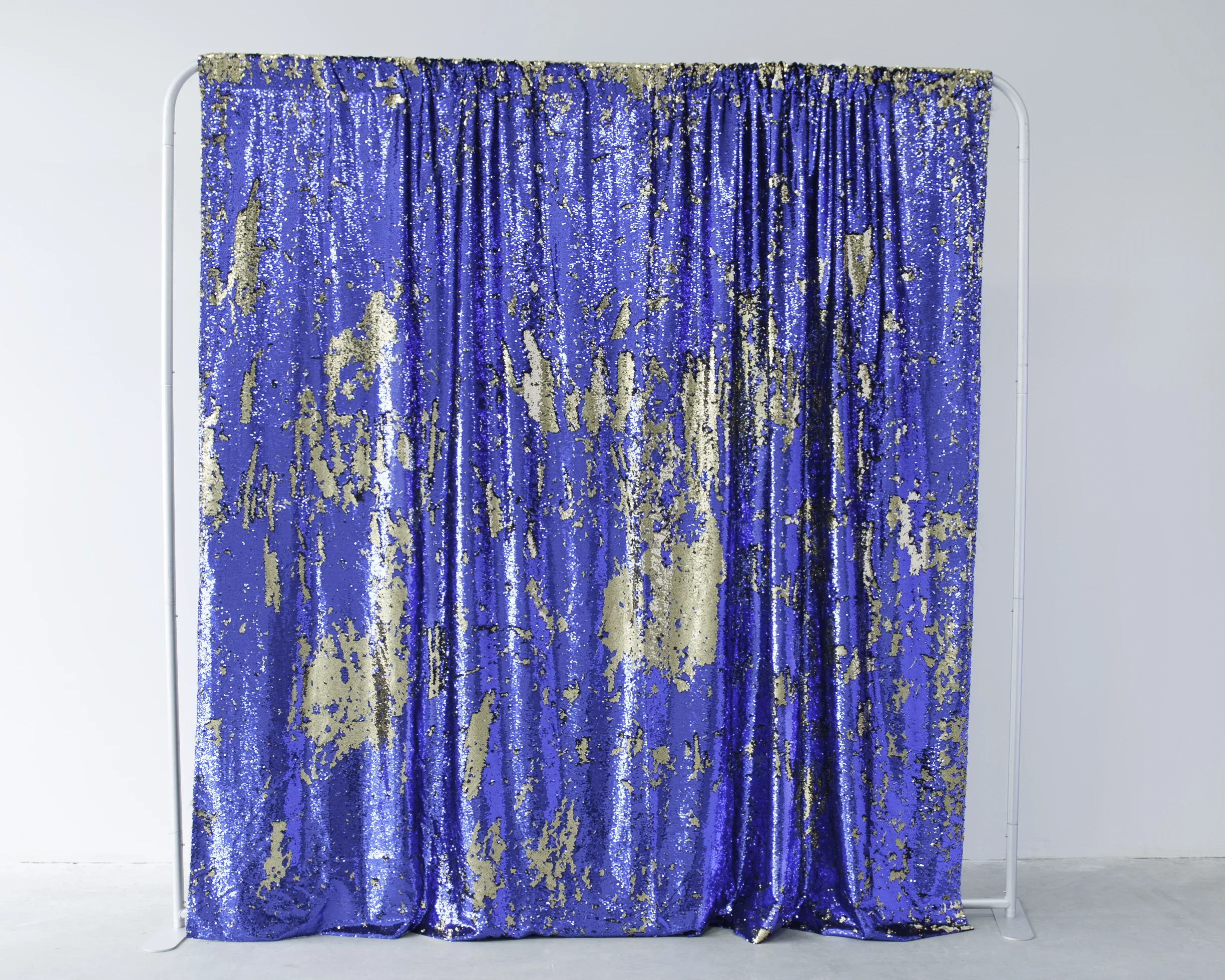 Blue + Gold Magic Sequin