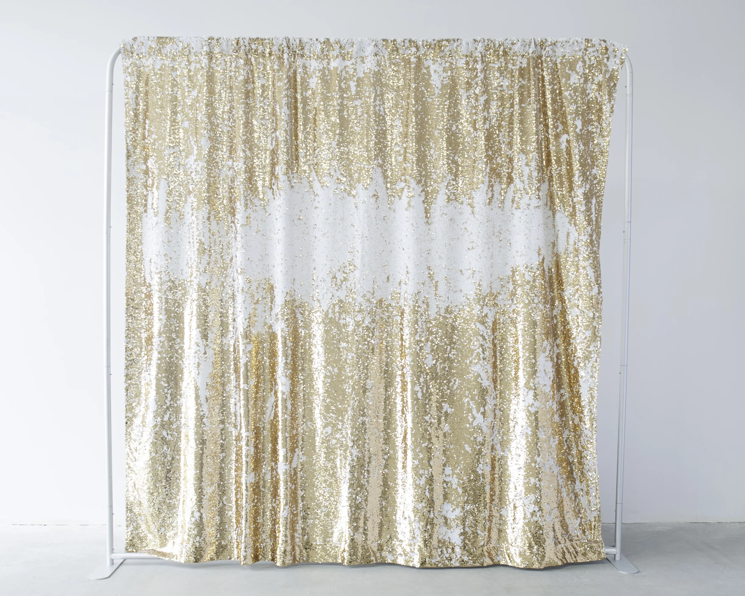 White + Gold Magic Sequin (T)