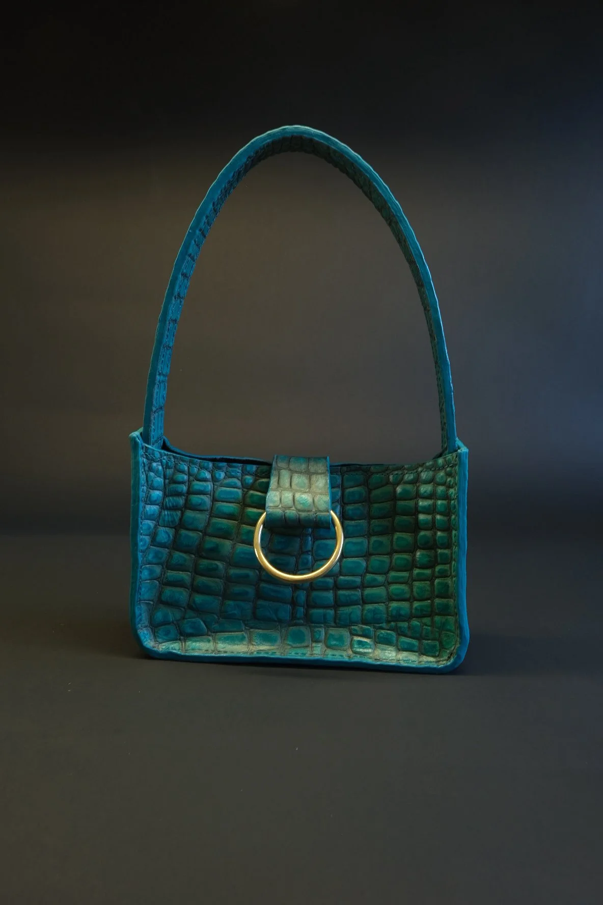 Coco Shoulder Bag - Limited Edition | Aqua Croc