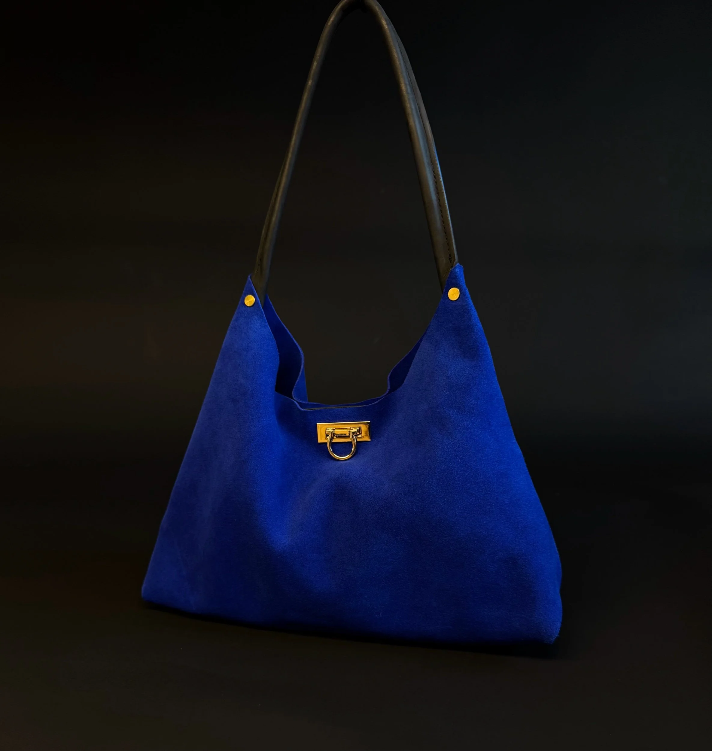 The Maddie | Electric Blue Suede