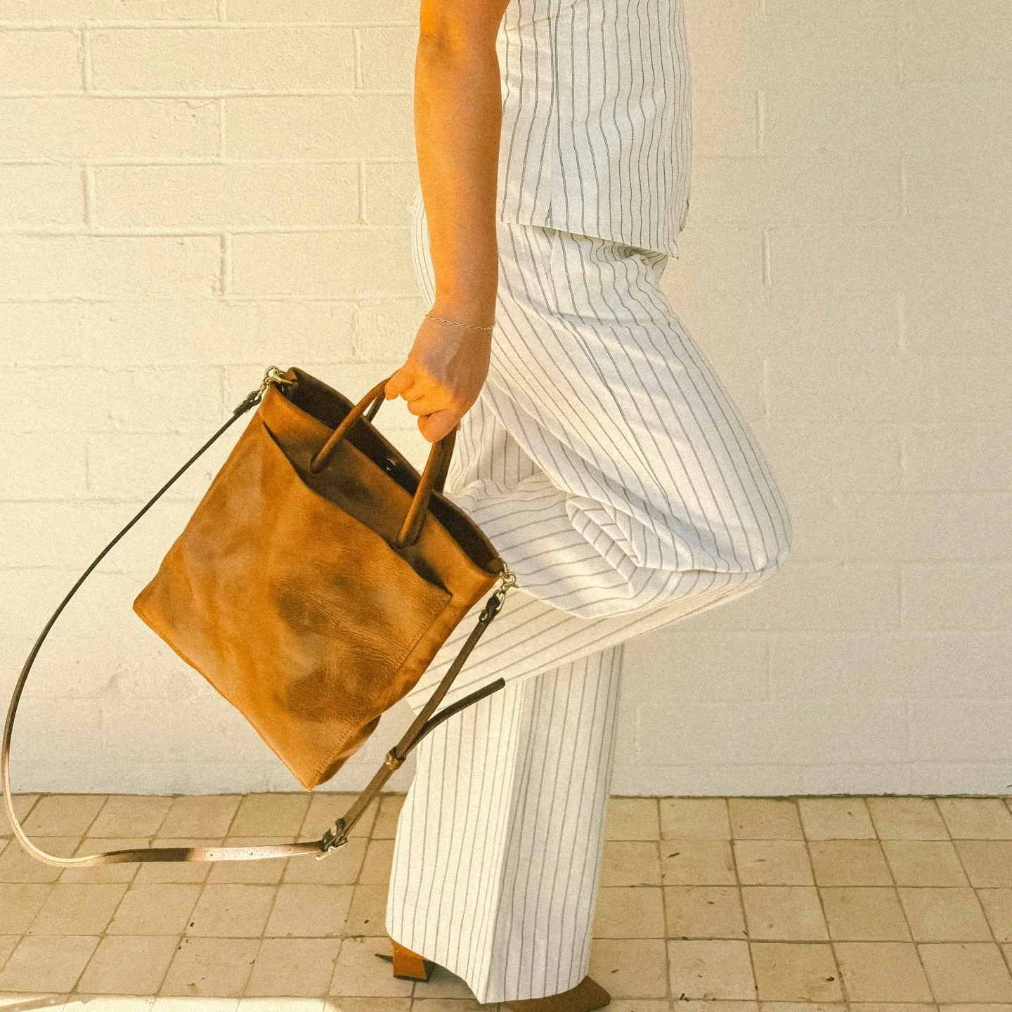 Coming your way soon! The Madison Tote, in Tobacco