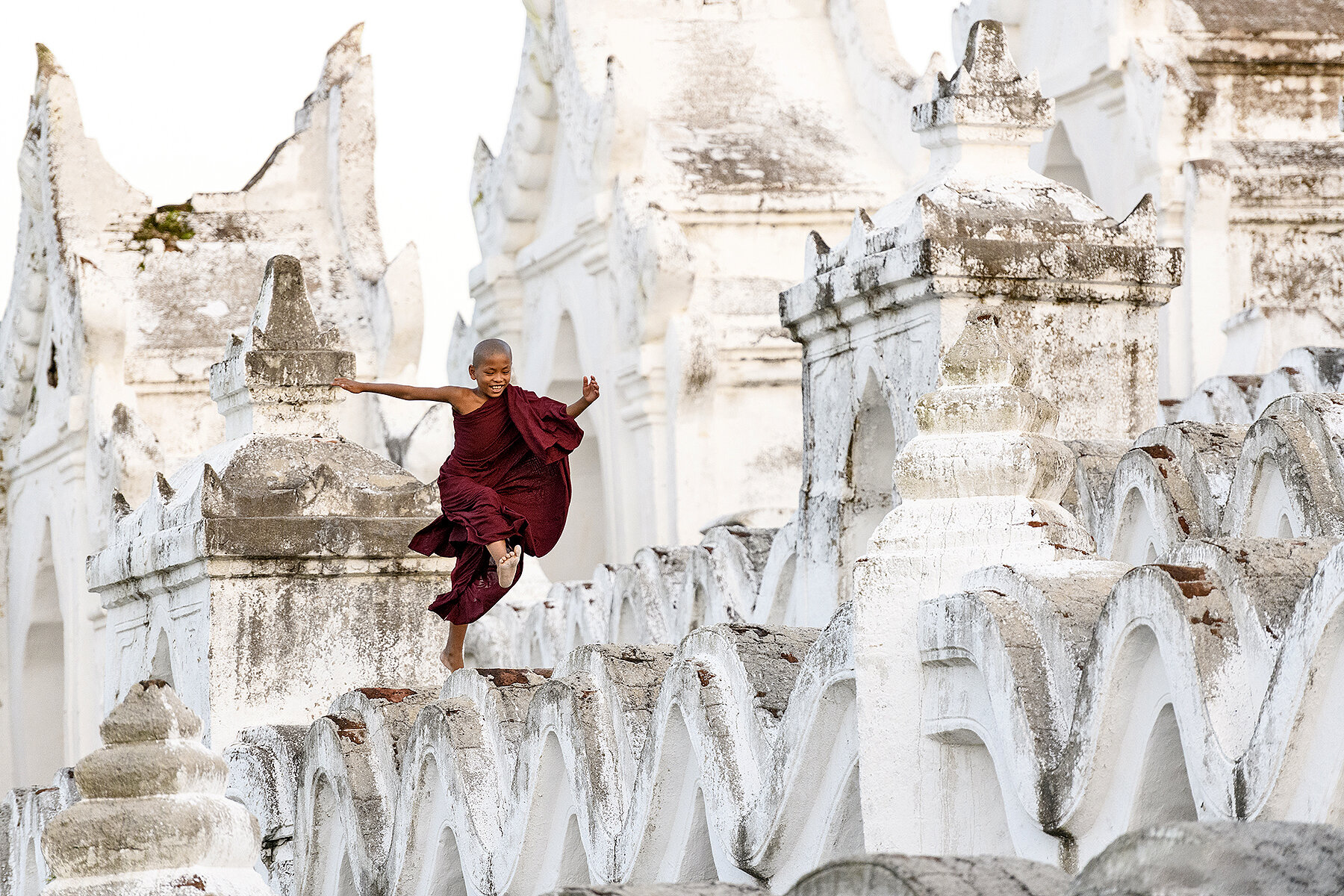 Young monk at Mandalay, Myanmar