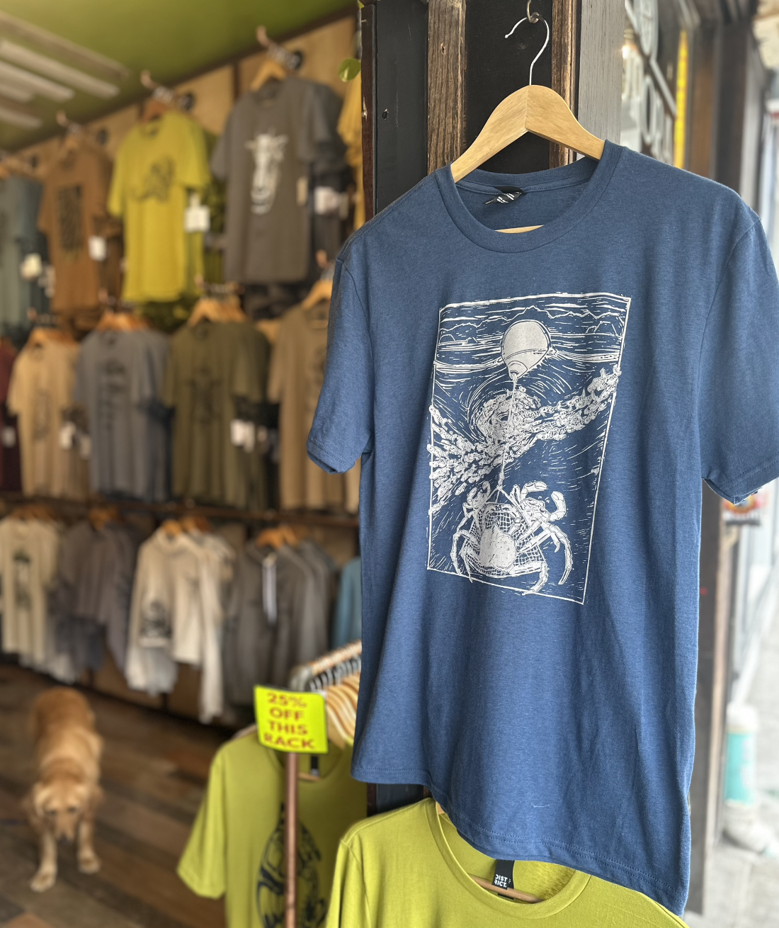Crab Pot Print Tee
