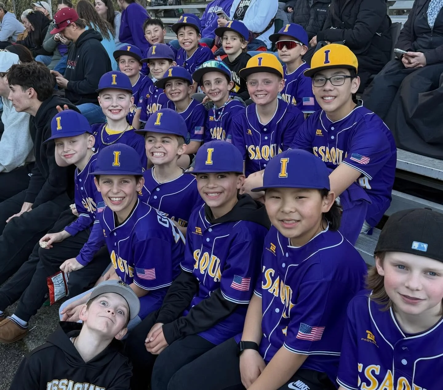 Great afternoon at the ballpark as our IBC Club cheered Issaquah High Varsity on. It was good quality bonding and a great look for our boys to see what it looks like in the future. Let&rsquo;s go Issaquah Baseball 💜💛⚾️