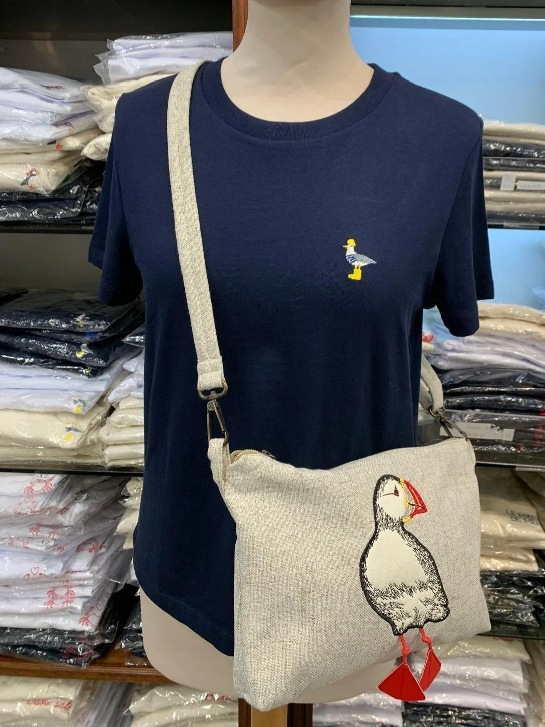 Sac Brieuc le macareux bandoulière