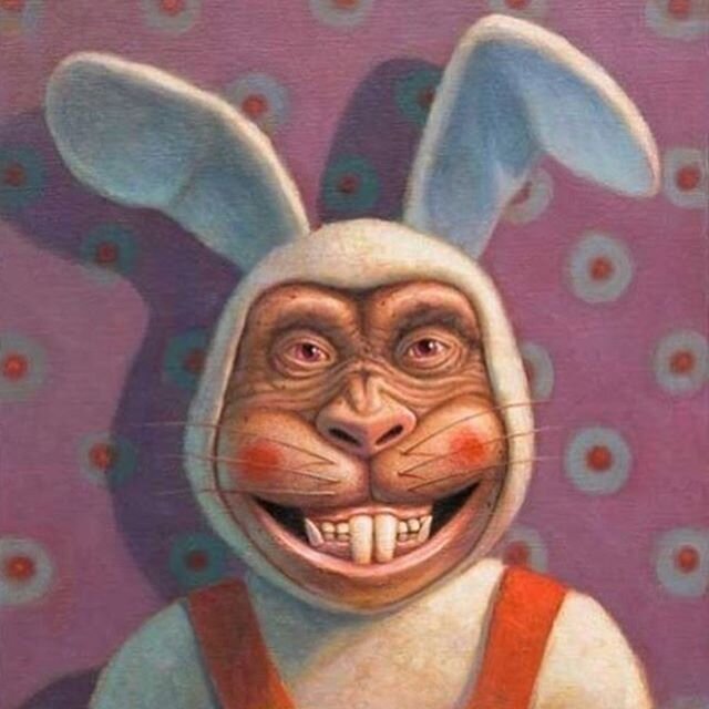 It must be rabbit season. My buddy @markbryanart posted his &lsquo;Bunky&rsquo; painting a few days just as I was painting on my costumed rabbit. If you haven&rsquo;t already, come out of your rabbit hole and check out his amazing work! 🐇...
#bunny 