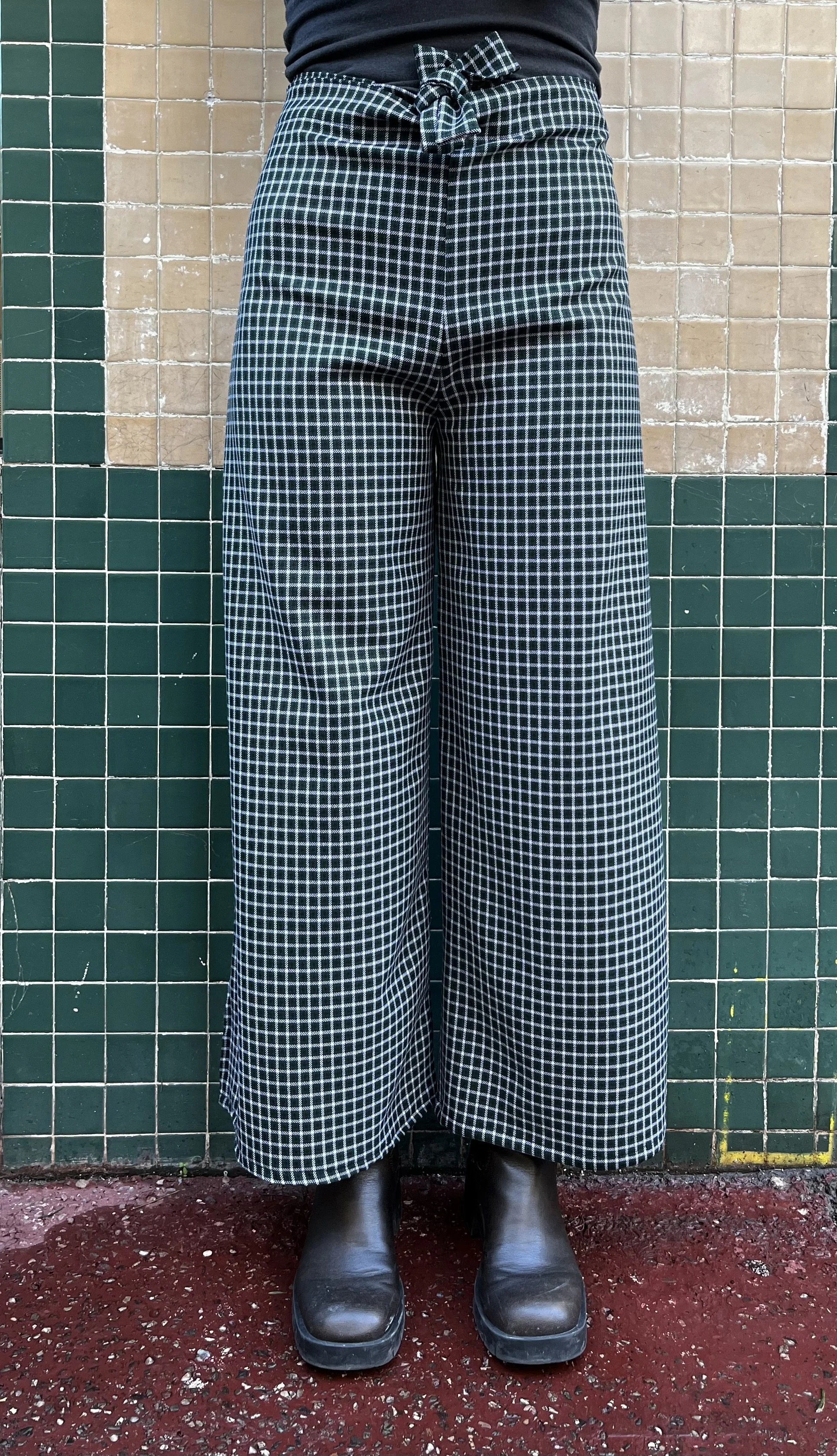 PANTALON PORTEFUILLE Petit Carreaux