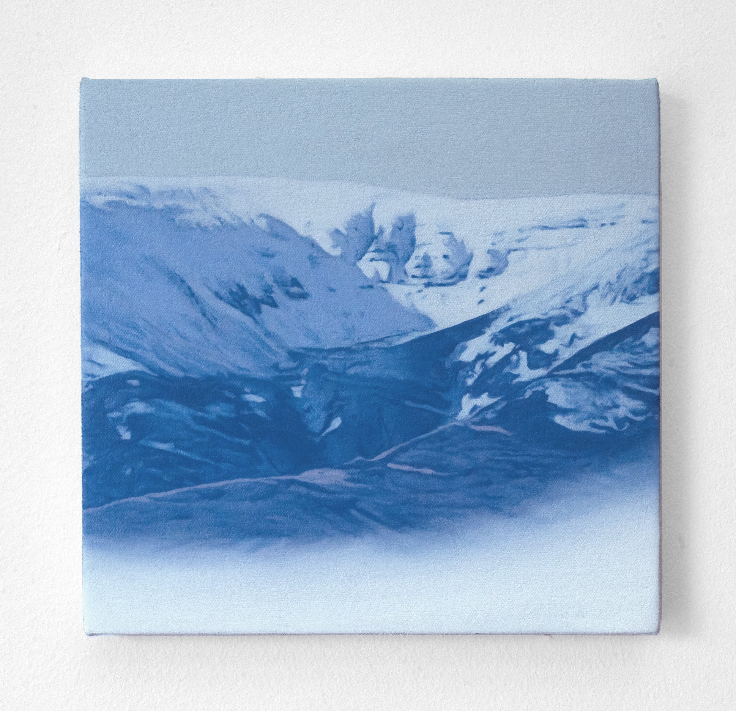  ‘Mountain in Borja, Spain’, oil on canvas, 20 x 20cm, 2022 