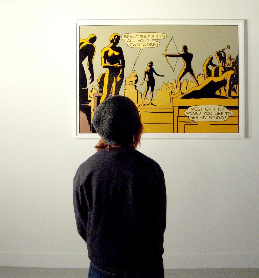 "Most of it is!" (2014) 42" x 60" installation view