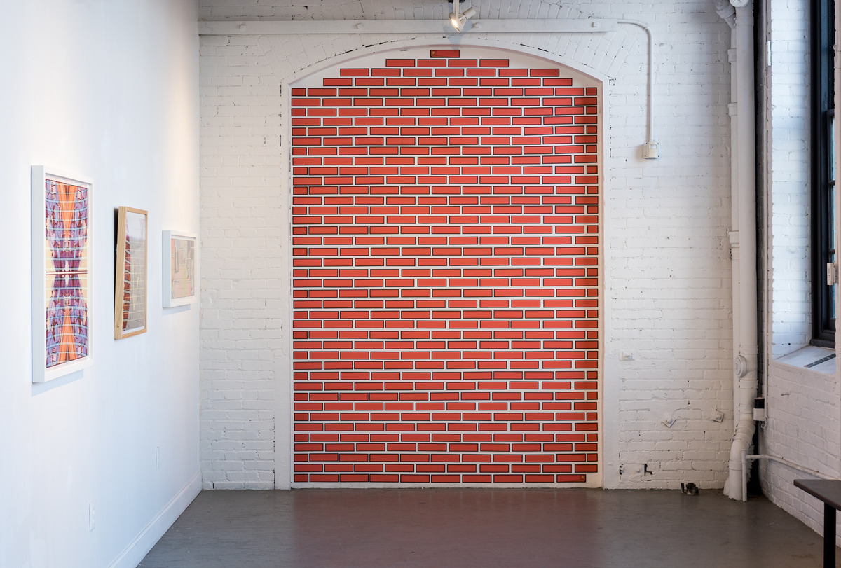 “ Without Stones There is No Arch ” (2018) 119" x 84" from “Entrances and Exits”, InLiquid Gallery, Crane Art Center