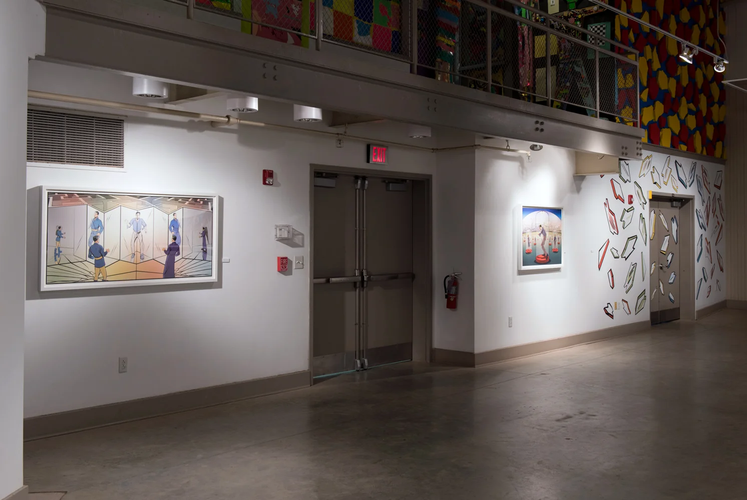 "Cities in the Sky" (2017) installation view