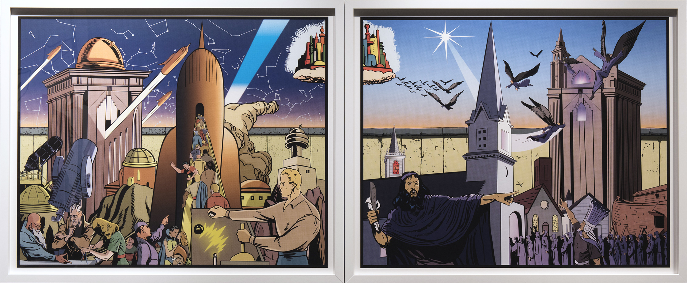 Field Work / Exodus (2017) 30” x 73”