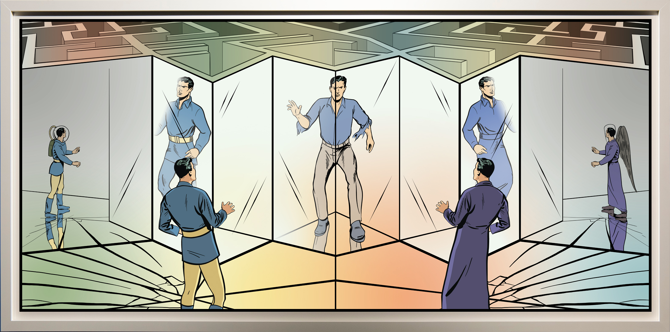 Fusion / Transfiguration (2017) 29" x 60"