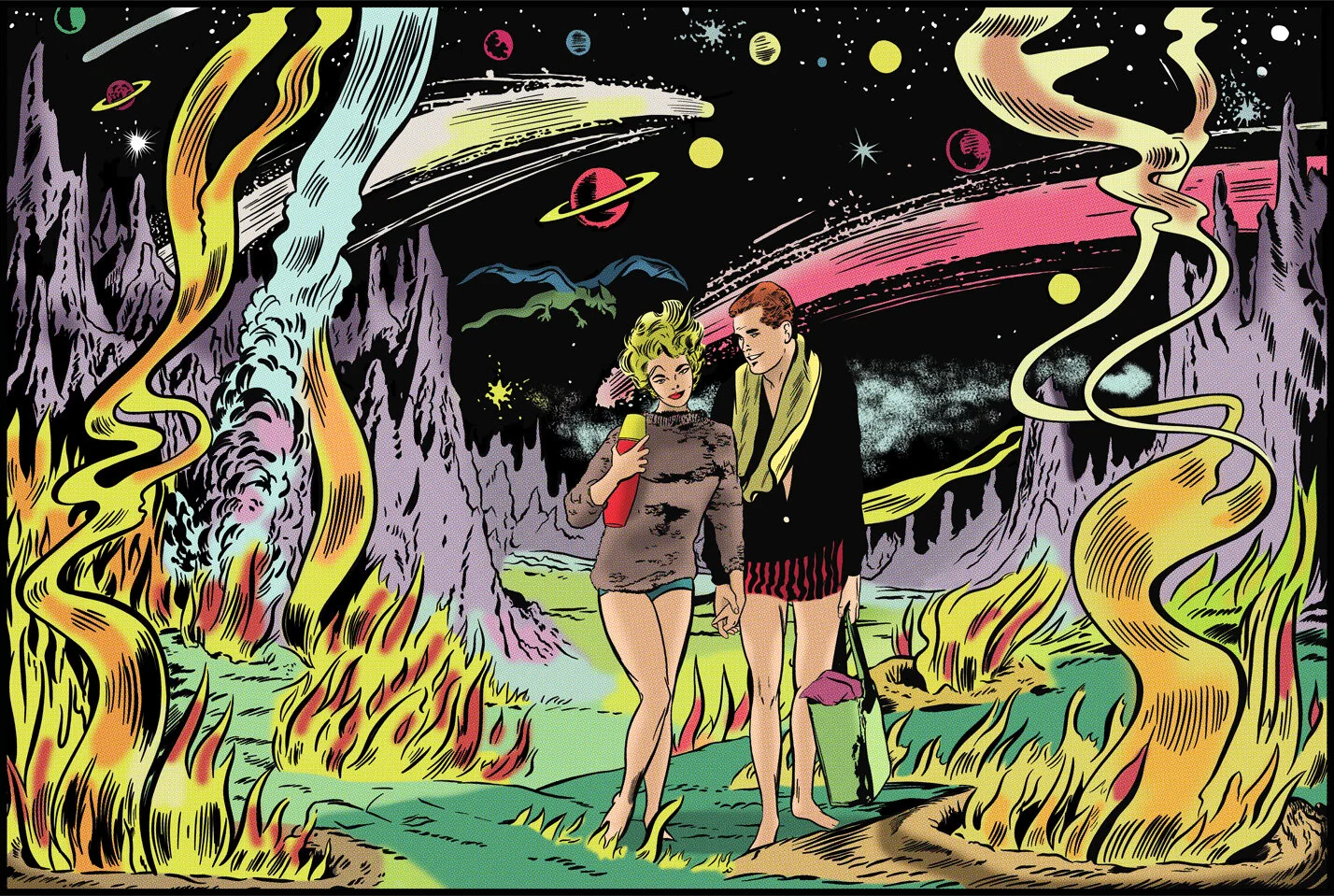   Things are Heating Up  (2019) 20” x 28” 