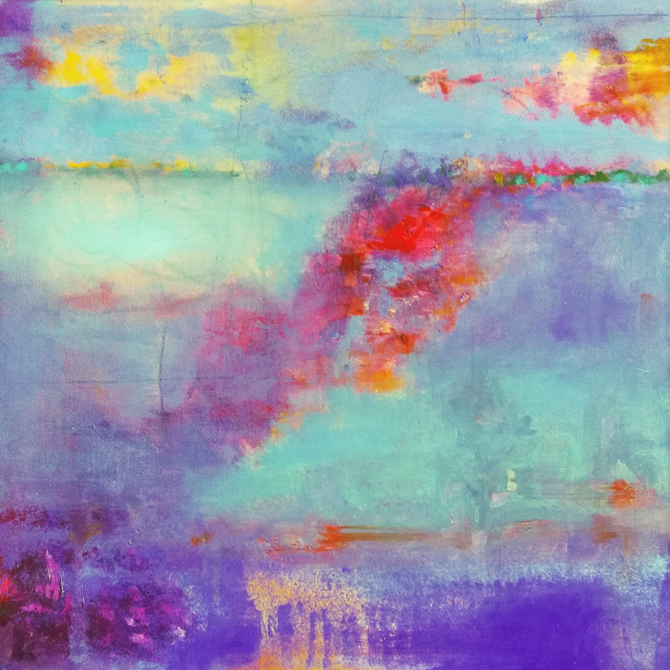 SILENCE, 2019, Oil on canvas, cm 40x40, 
Private collection, Switzerland