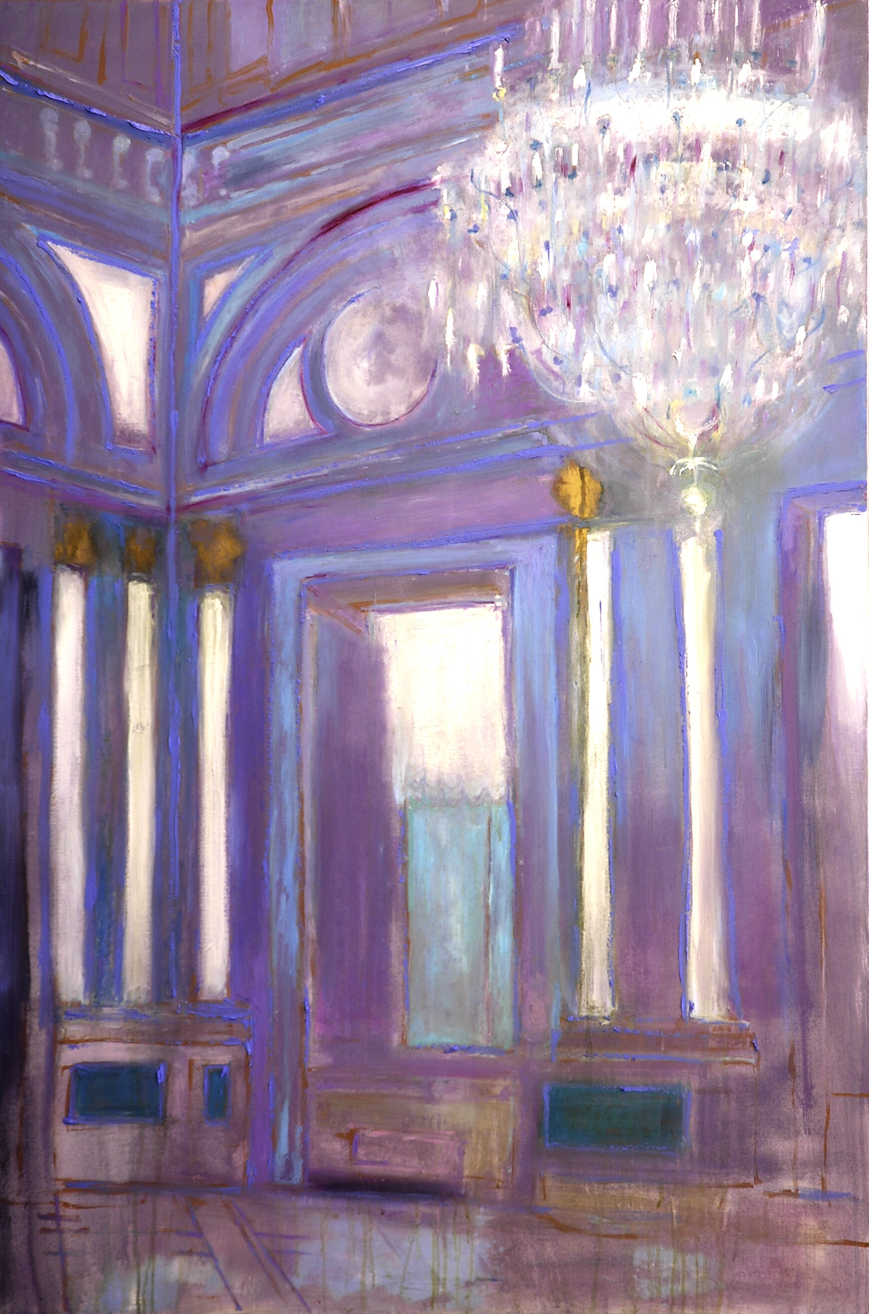 LUOGO LONTANO, 2015 
Oil on canvas, cm 150x100 
Private collection