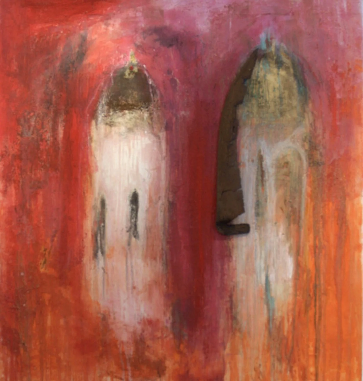 THOLUS, 2012 
Oil and iron on panel, cm 120x130
Private collection, United States