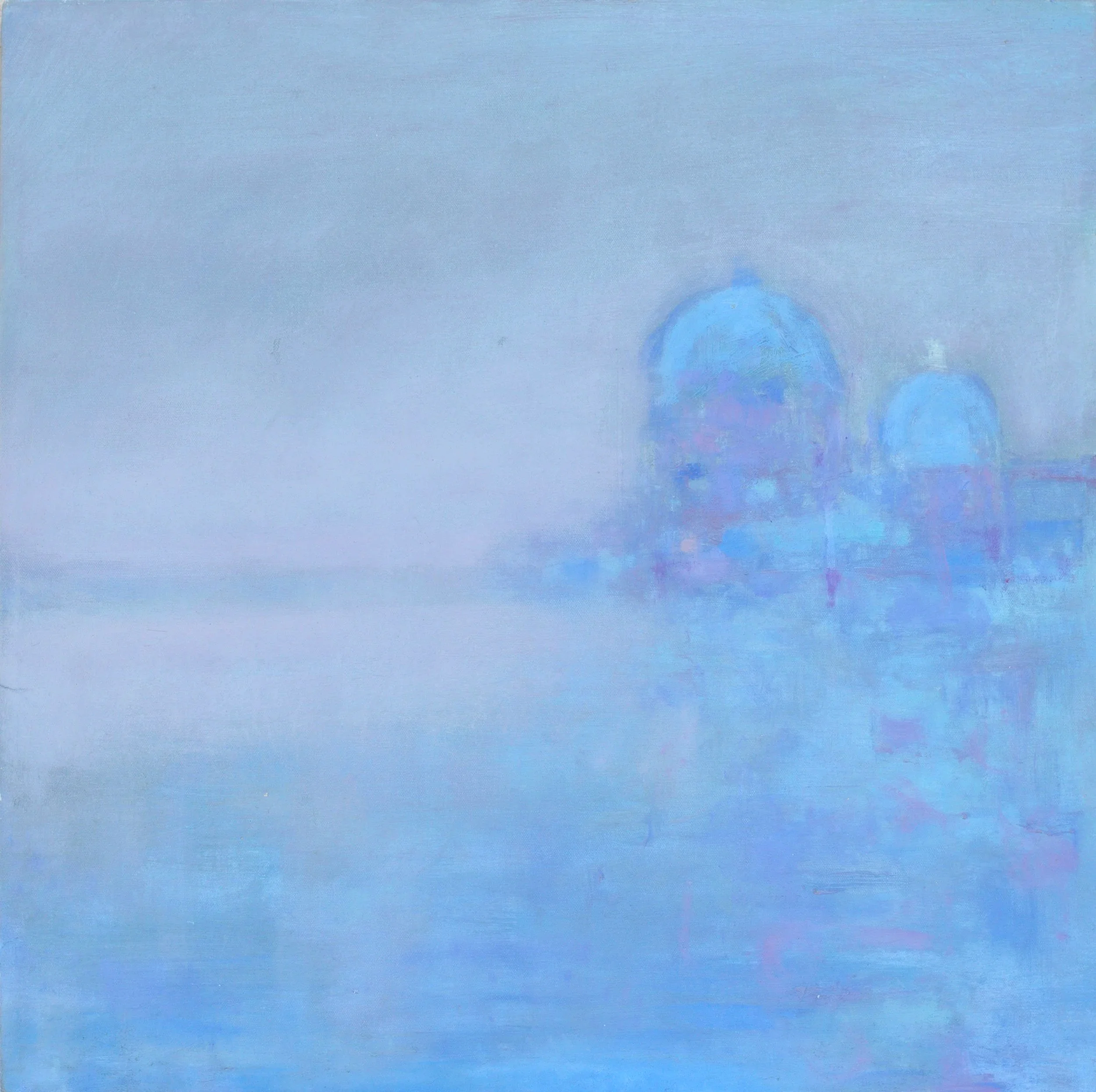 DOME 8225, Oil and acid on linen, cm 60x60, 2025 