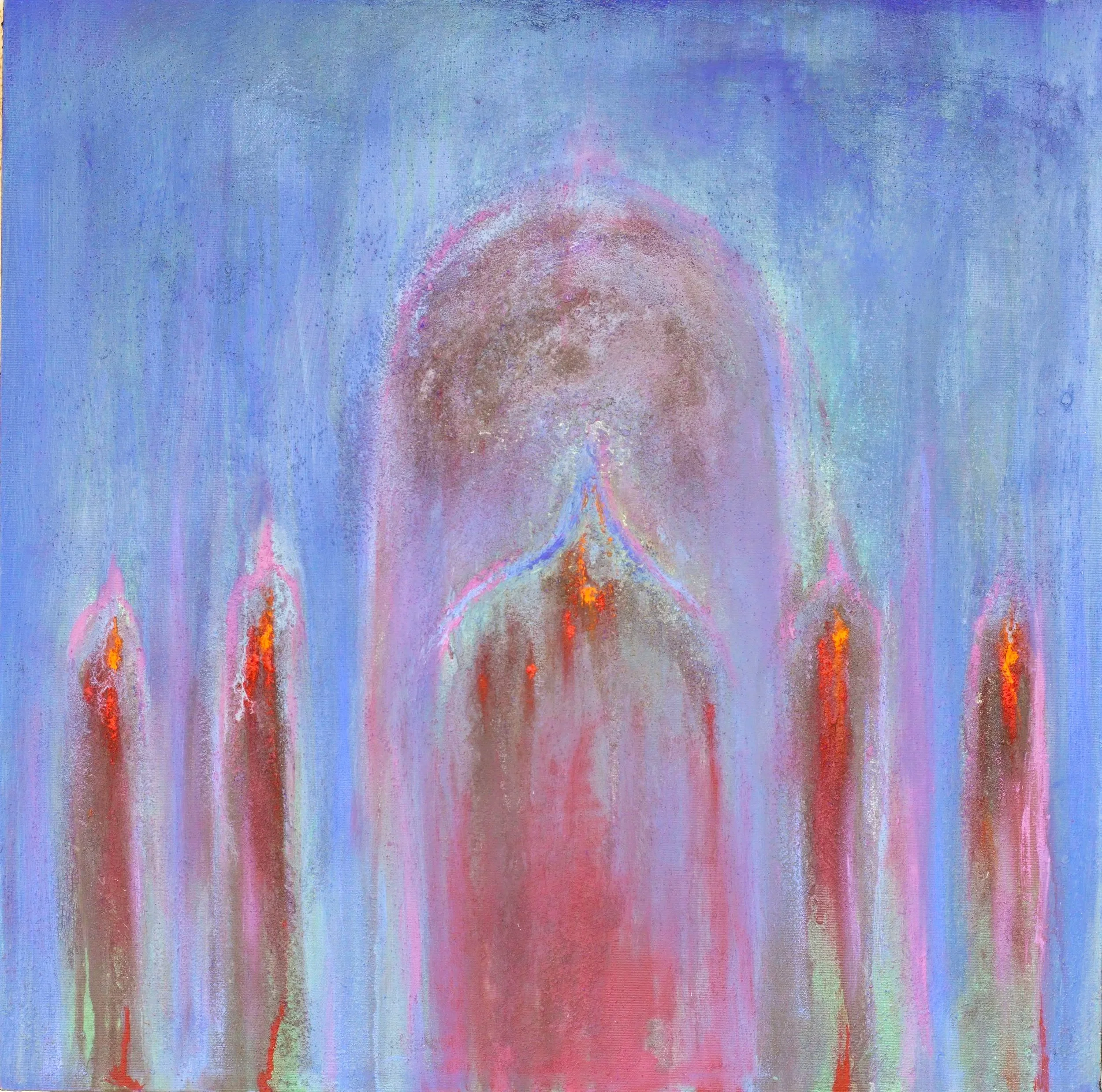 DOME 6225 OIL AND METAL ON LINEN CM 60X60 2025