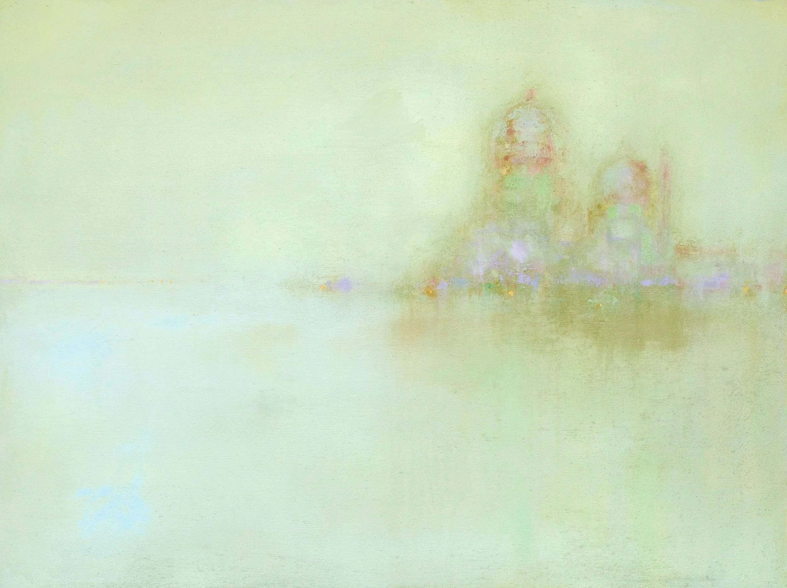 SMDS 14225, Oil and metal on linen, cm 60x80, 2025