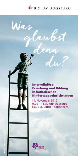 Faltblatt zum Fachtag Interreligiöser Erziehung