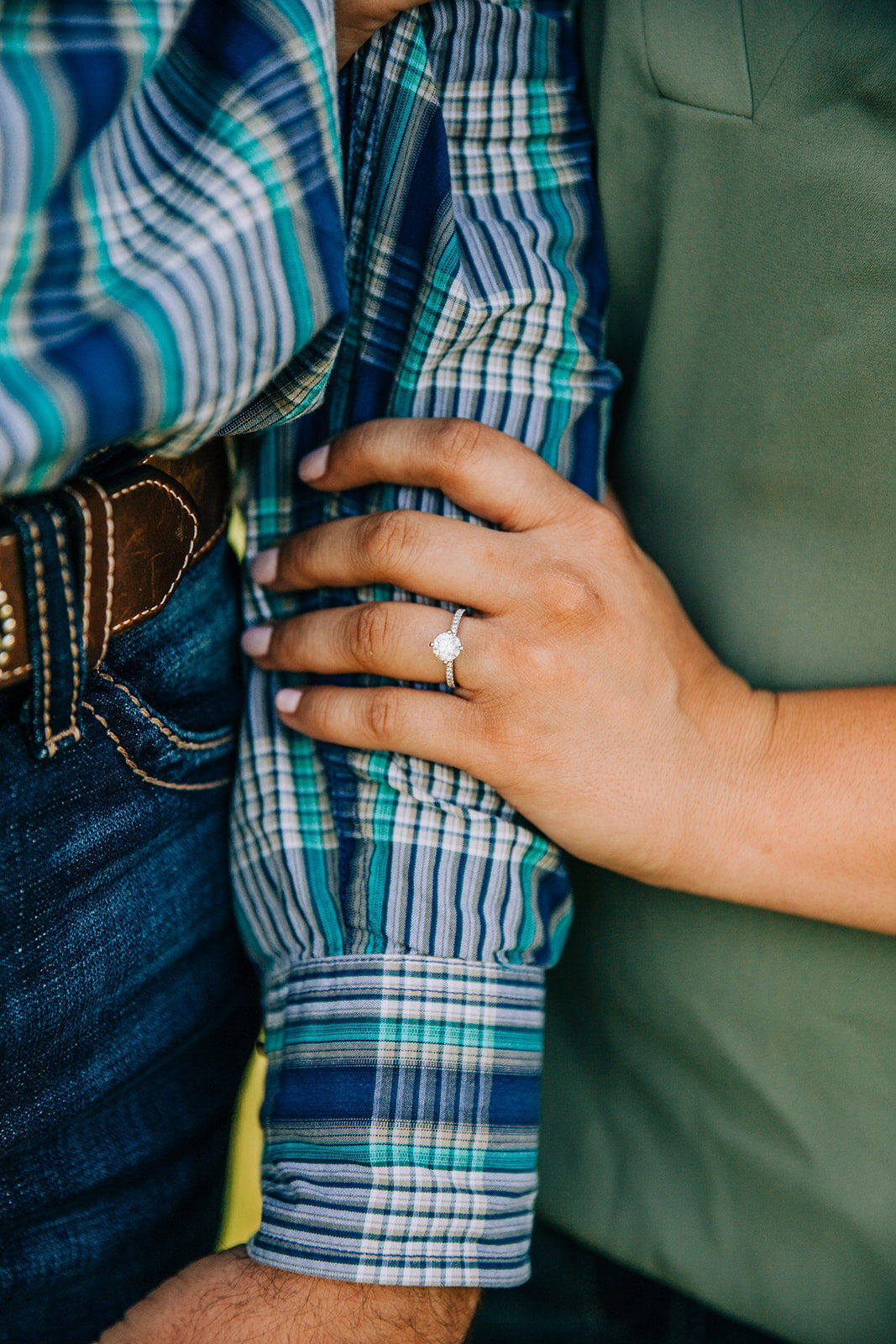  Utah couple engagement ring picture ideas ring styling pink nails country style ideas hand posing engagement session detail shots engagement clothing inspo what to wear summer engagements casual clothing inspo country lovers cache valley photographe
