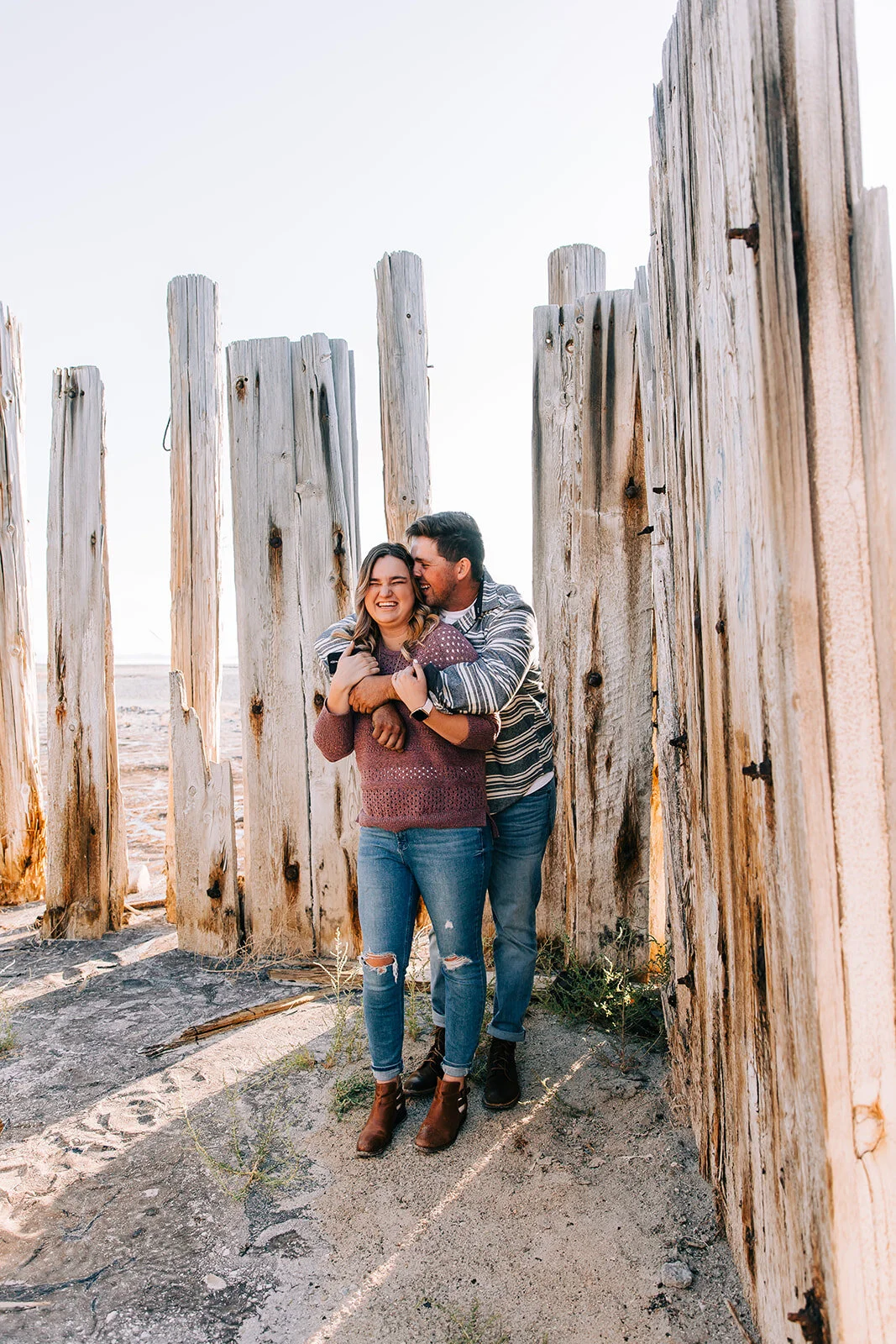 Bowen + Laney Engagements | Spiral Jetty Brigham City Wedding Photographer 