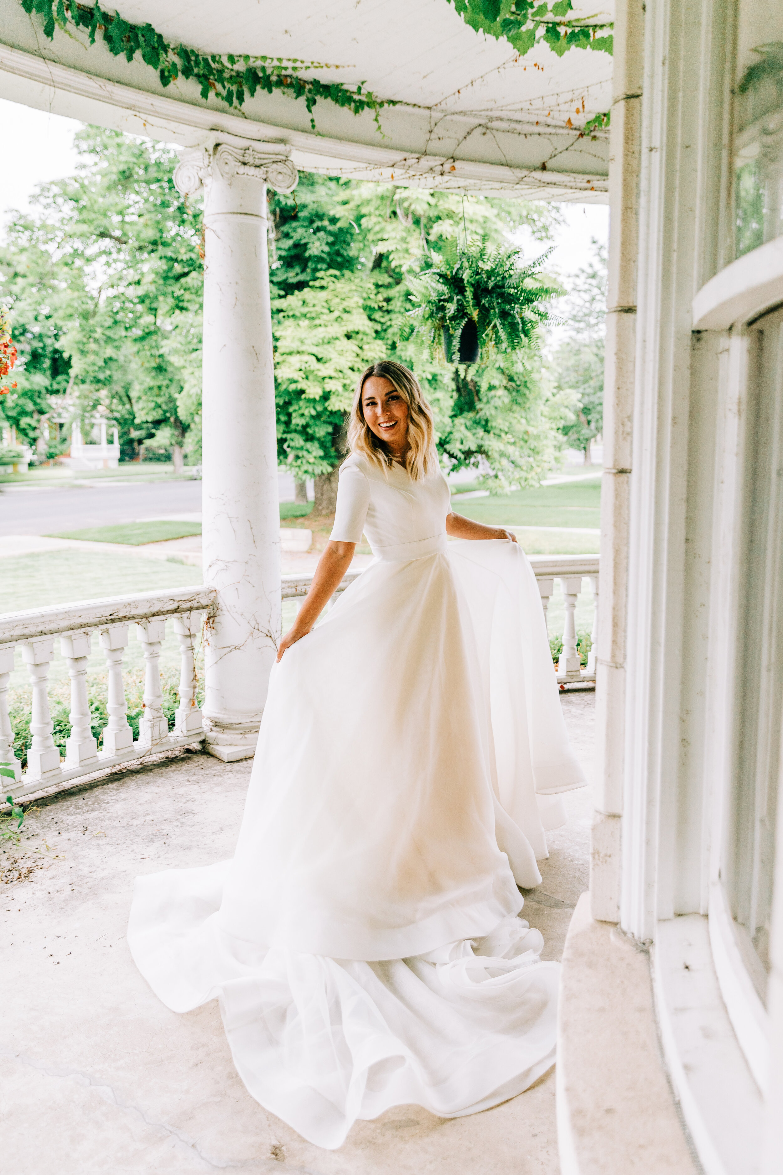  A glowing bride in a bright and airy Victorian styled photo shoot by Bella Alder Photography. Elizabeth Cooper Design wedding dress goals wedding dress inspiration wedding gown goals bridal inspiration bridal photo shoot commercial photo shoot Utah 