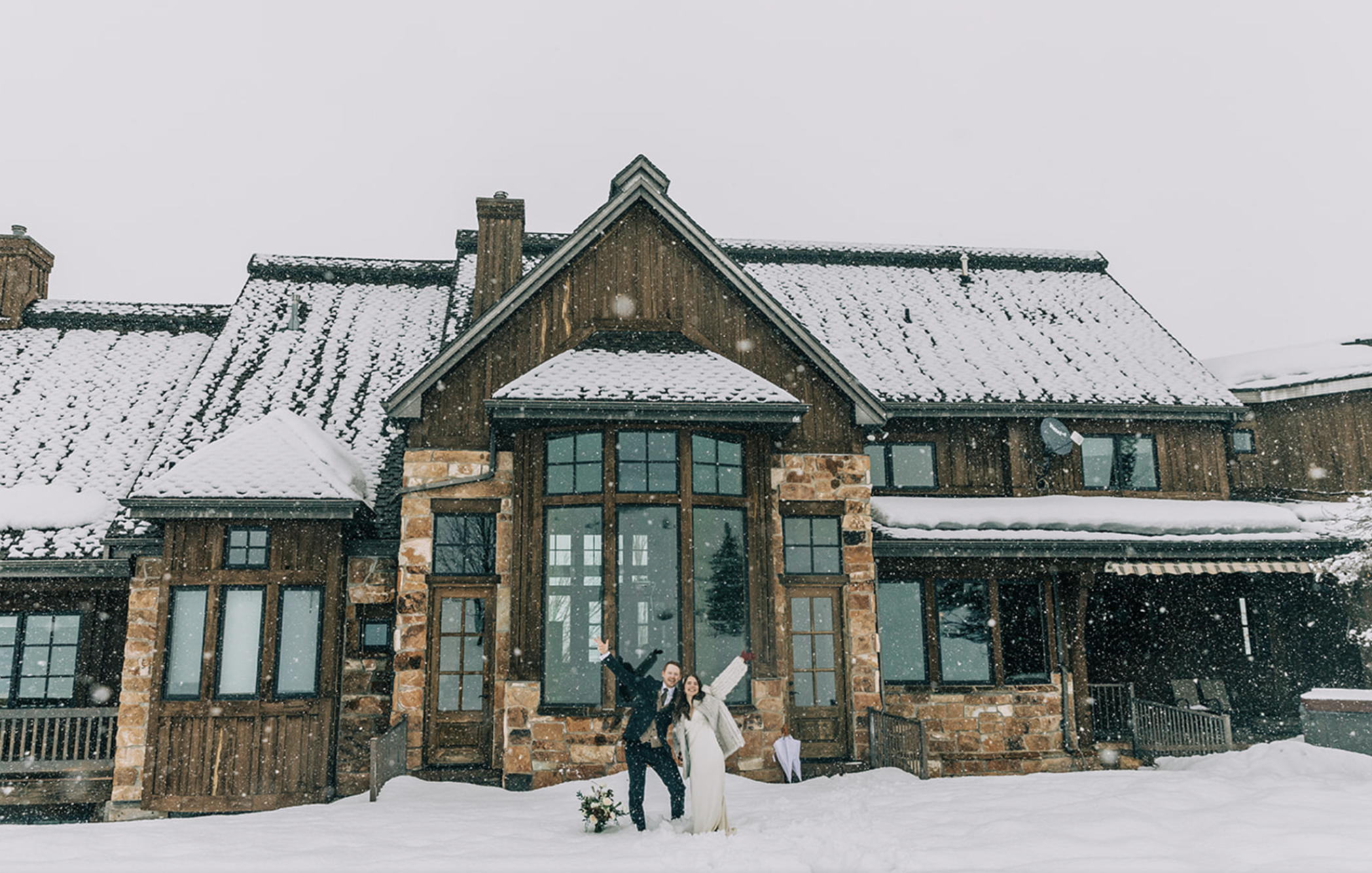 Salt Lake City Ski Wedding 