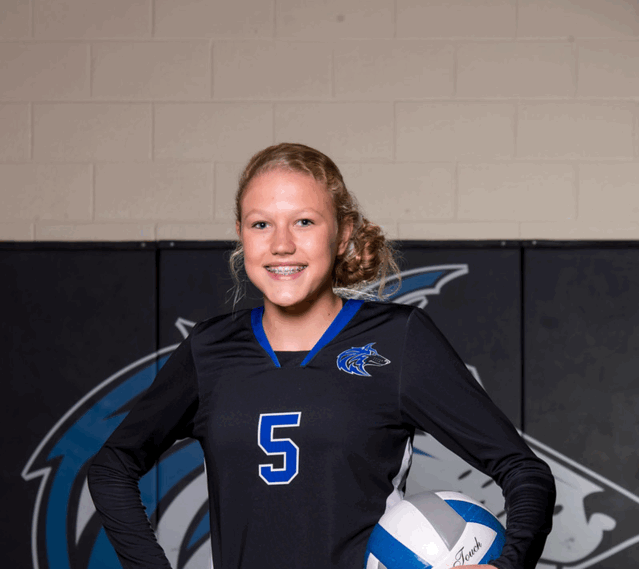 5. Ashlyn Turbyfil Freshman Outside Hitter / Middle