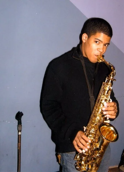 MARC PLAYING SAXOPHONE AT SLADES JAZZ CLUB (2008)