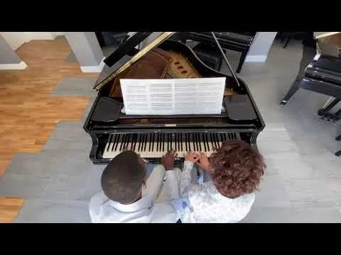 Saint-Saëns, Le Cygne "The Swan" | Fantino & Ssali Piano Duo