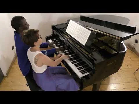 Brahms, Waltz, Op. 39 No. 15 | Fantino&Ssali Piano Duo