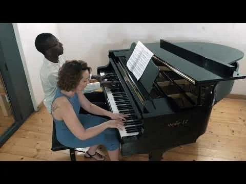 Brahms, Hungarian Dance No. 1 | Fantino&Ssali Piano Duo