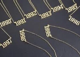 Gold Year Pendant (Necklaces)