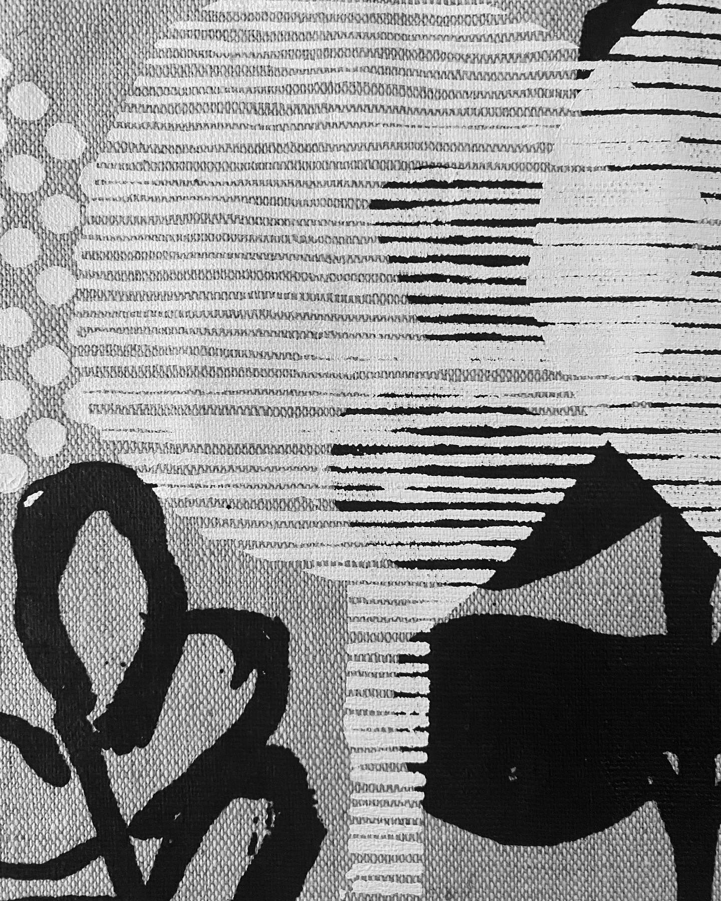 Bit of black and white. Keeping it simple after a huge week and it&rsquo;s only Tuesday&hellip; #print #screenprint #textiles #textiledesign