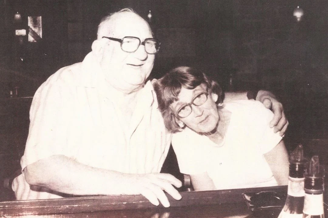 Adam and Louise, original owners of the Walpack Inn