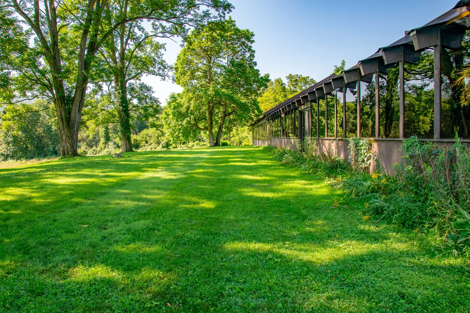 The fields surrounding the Walpack Inn