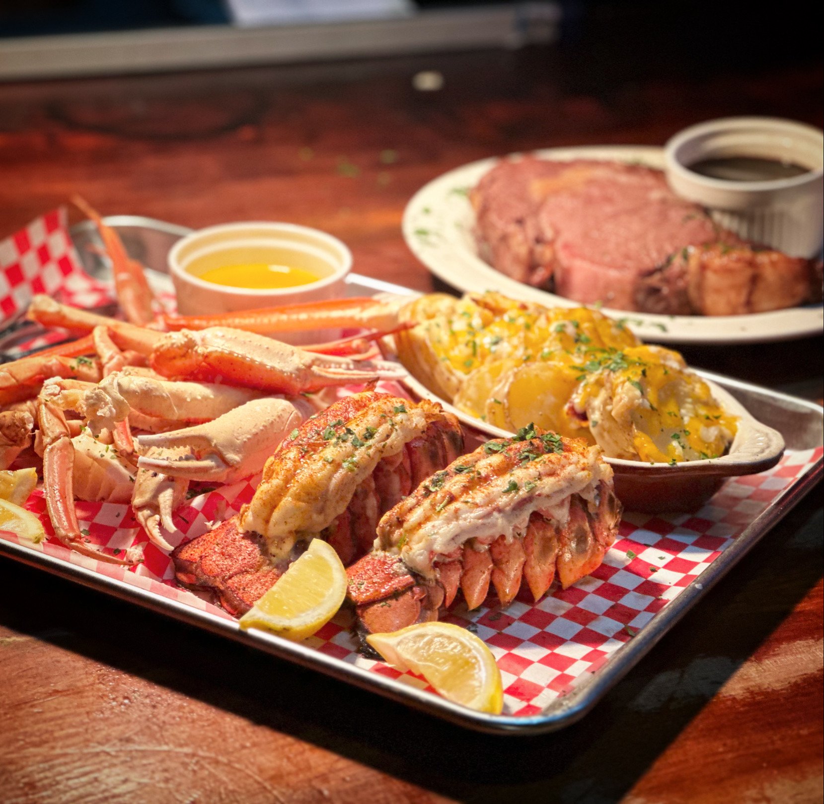 surf and turf dinner for two.JPG