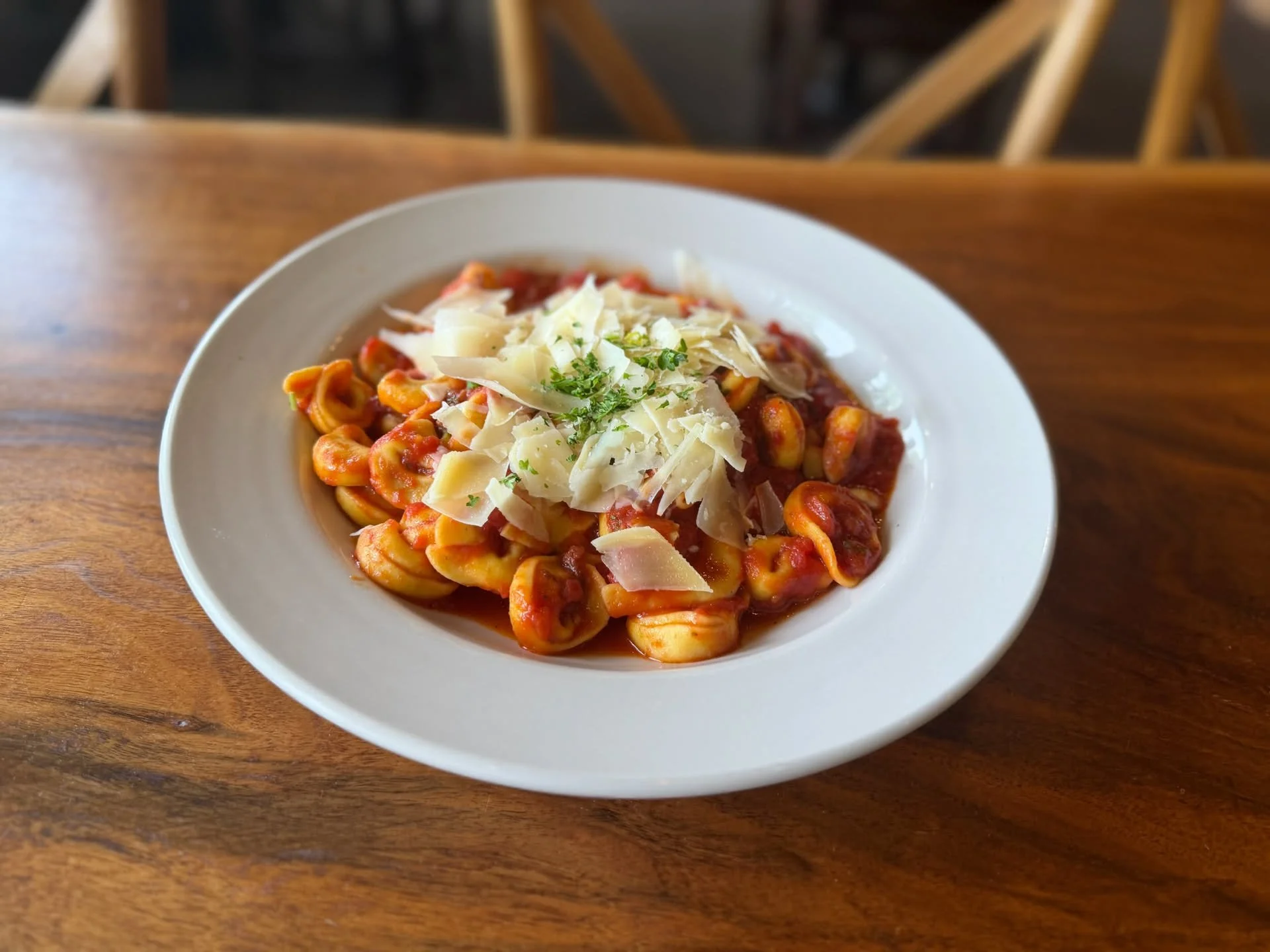 Tortellini Marinara & Garlic Bread