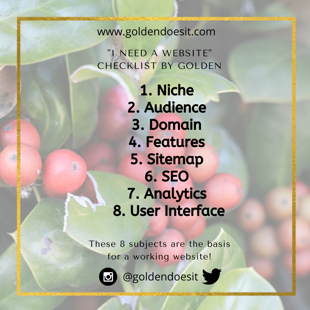 8 Things You Need to Start Your Website