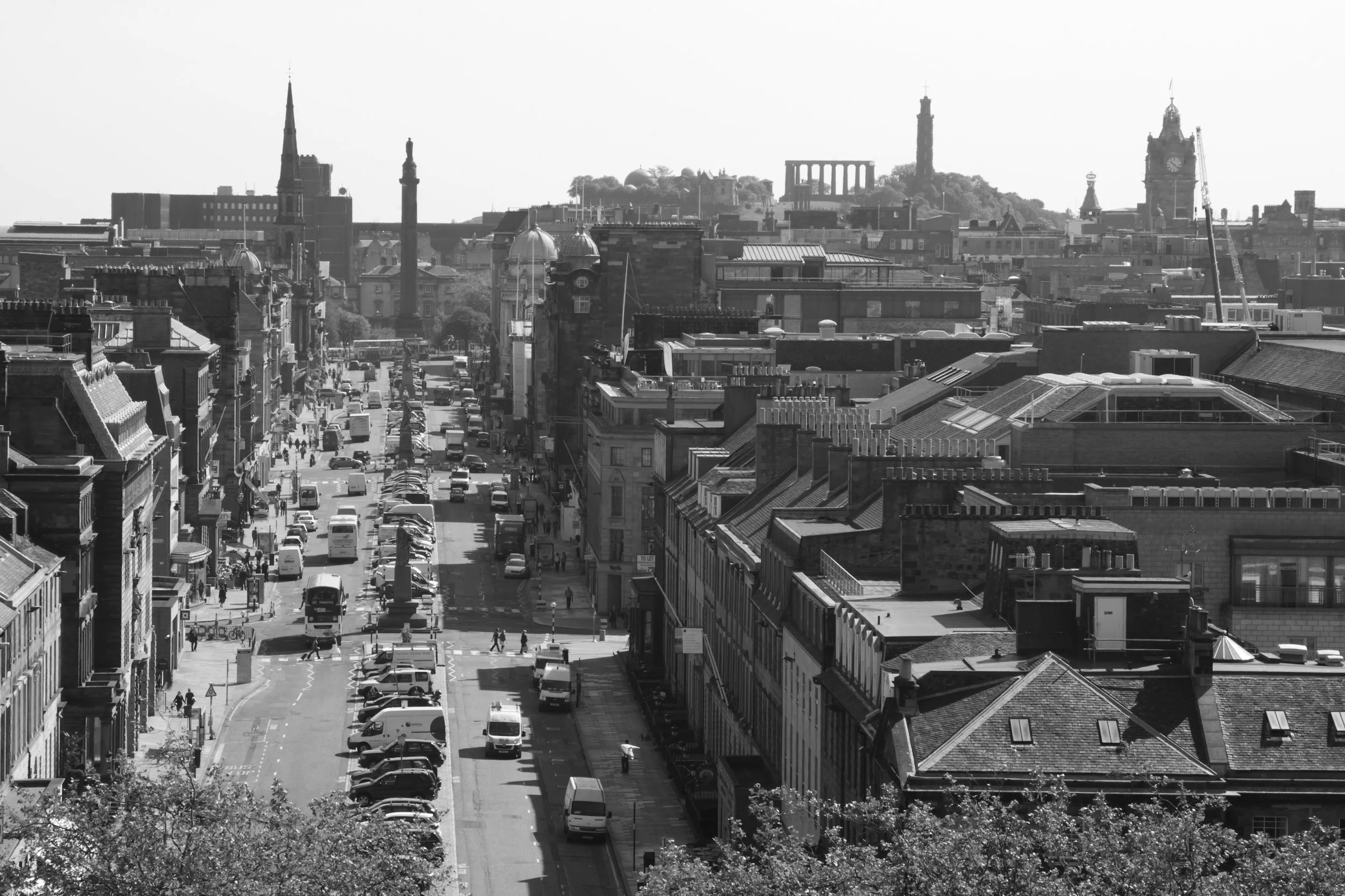 Annabel_Illingworth_Exhibition Edinburgh Rooftops GeorgeStreetFromWestRegisterHouse.jpg