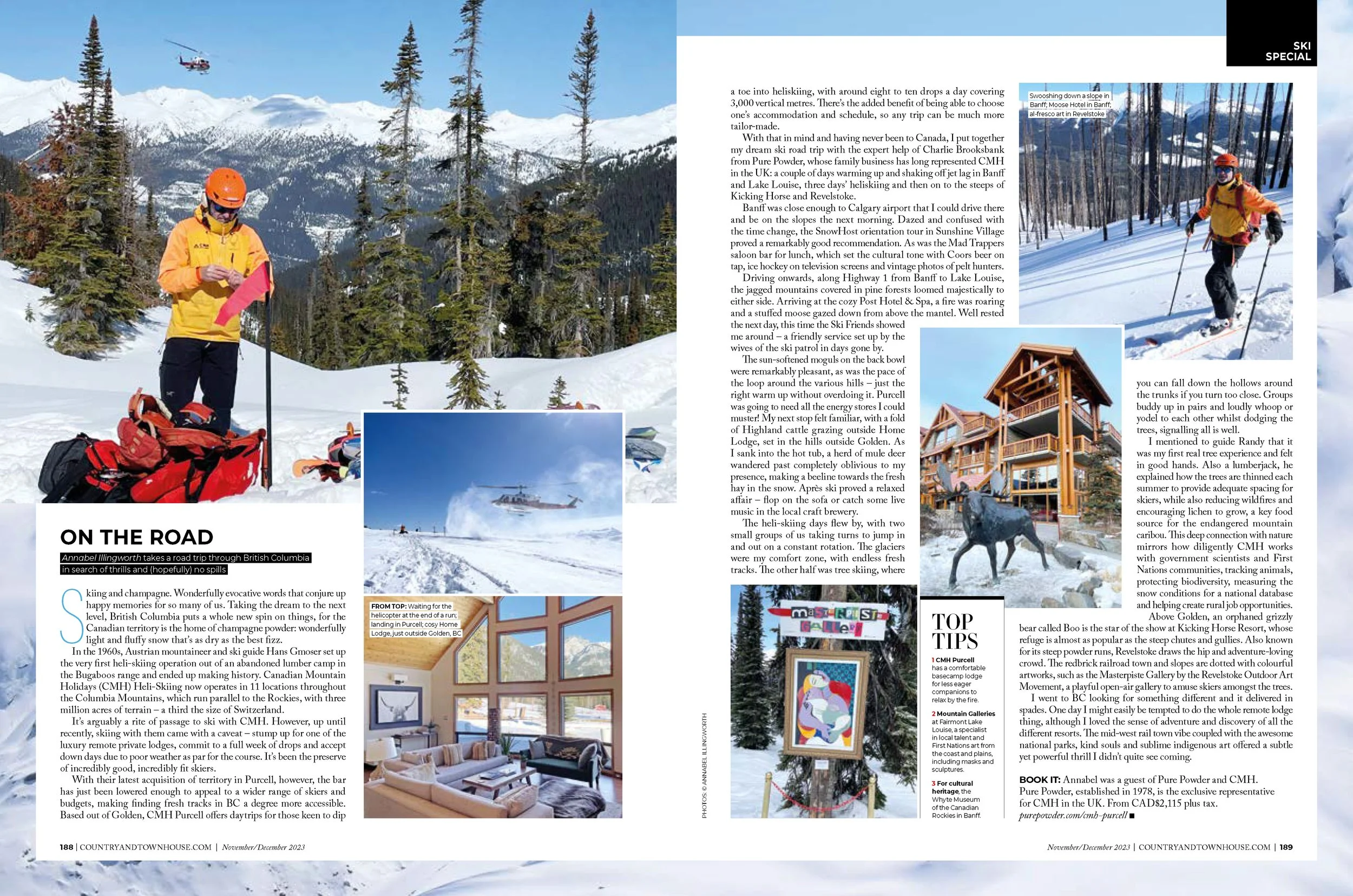 Country & Town House - Heliski with Pure Powder / CMH (Canada)