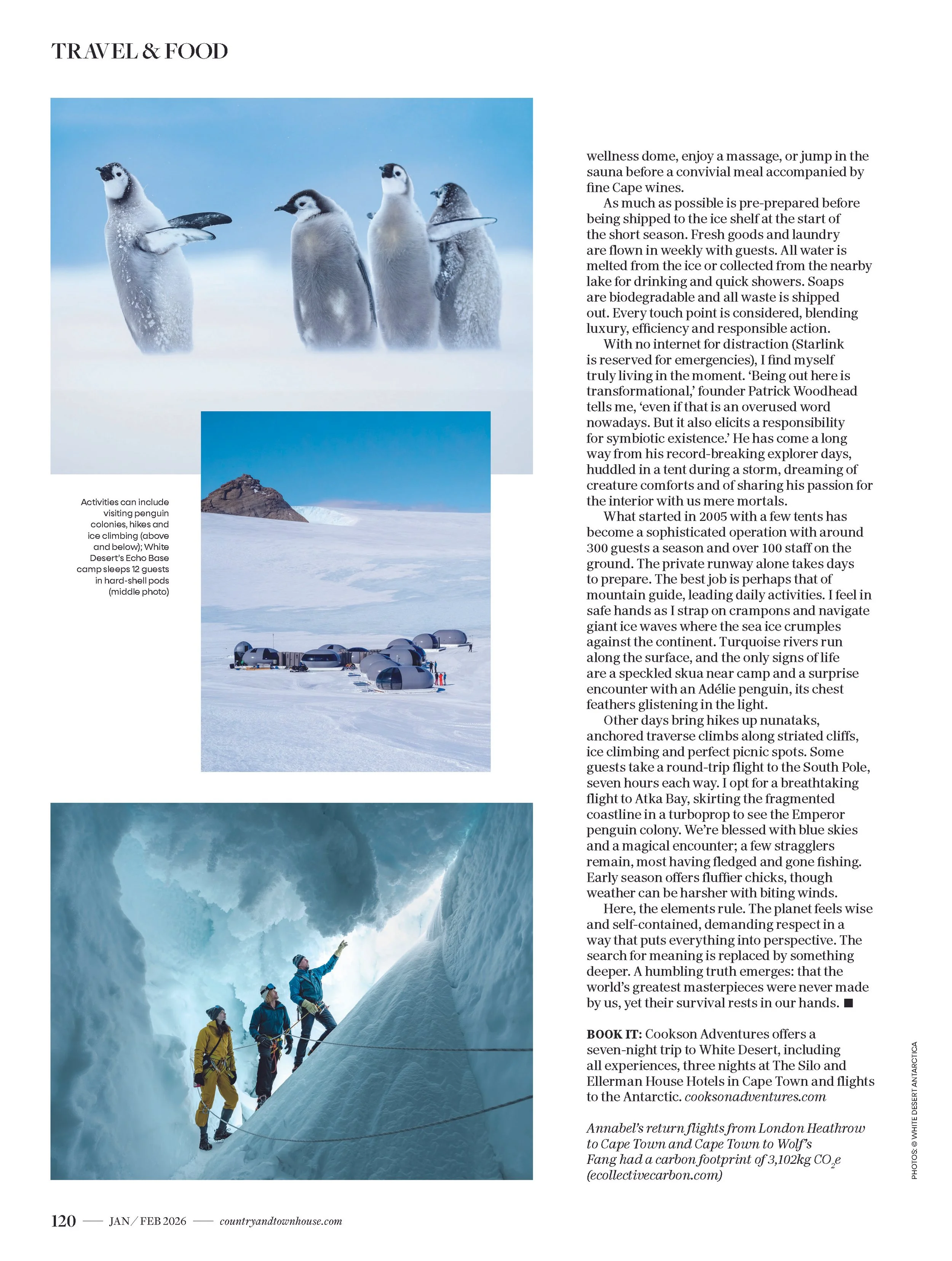 Country & Town House - White Desert Antarctica (2)