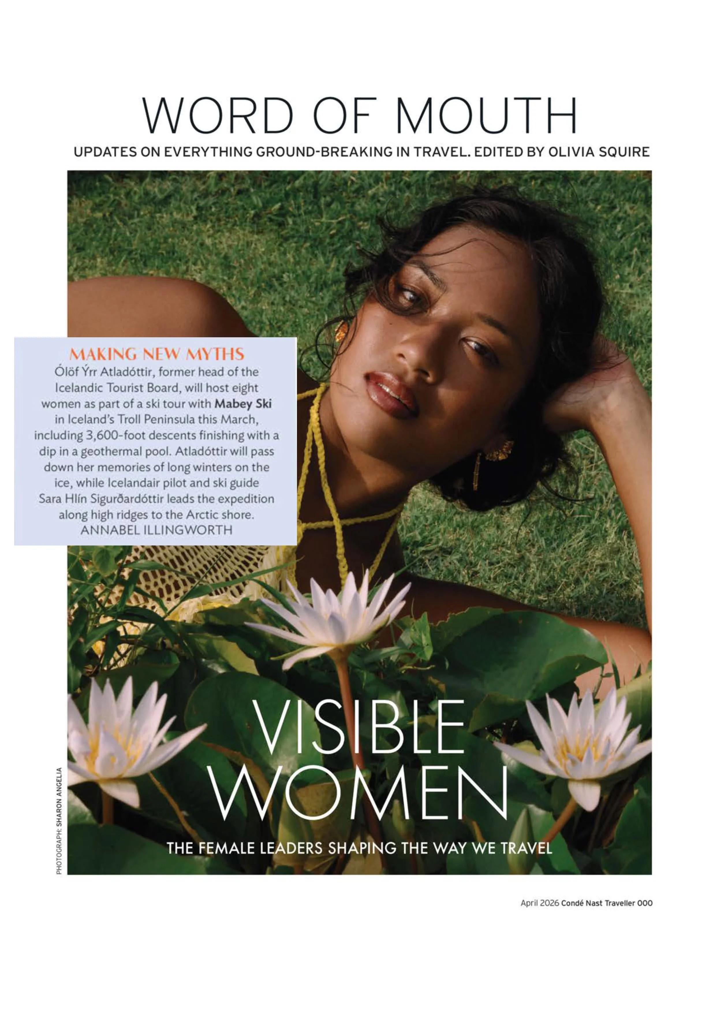 Conde Nast Traveller - Female Leaders Shaping the World