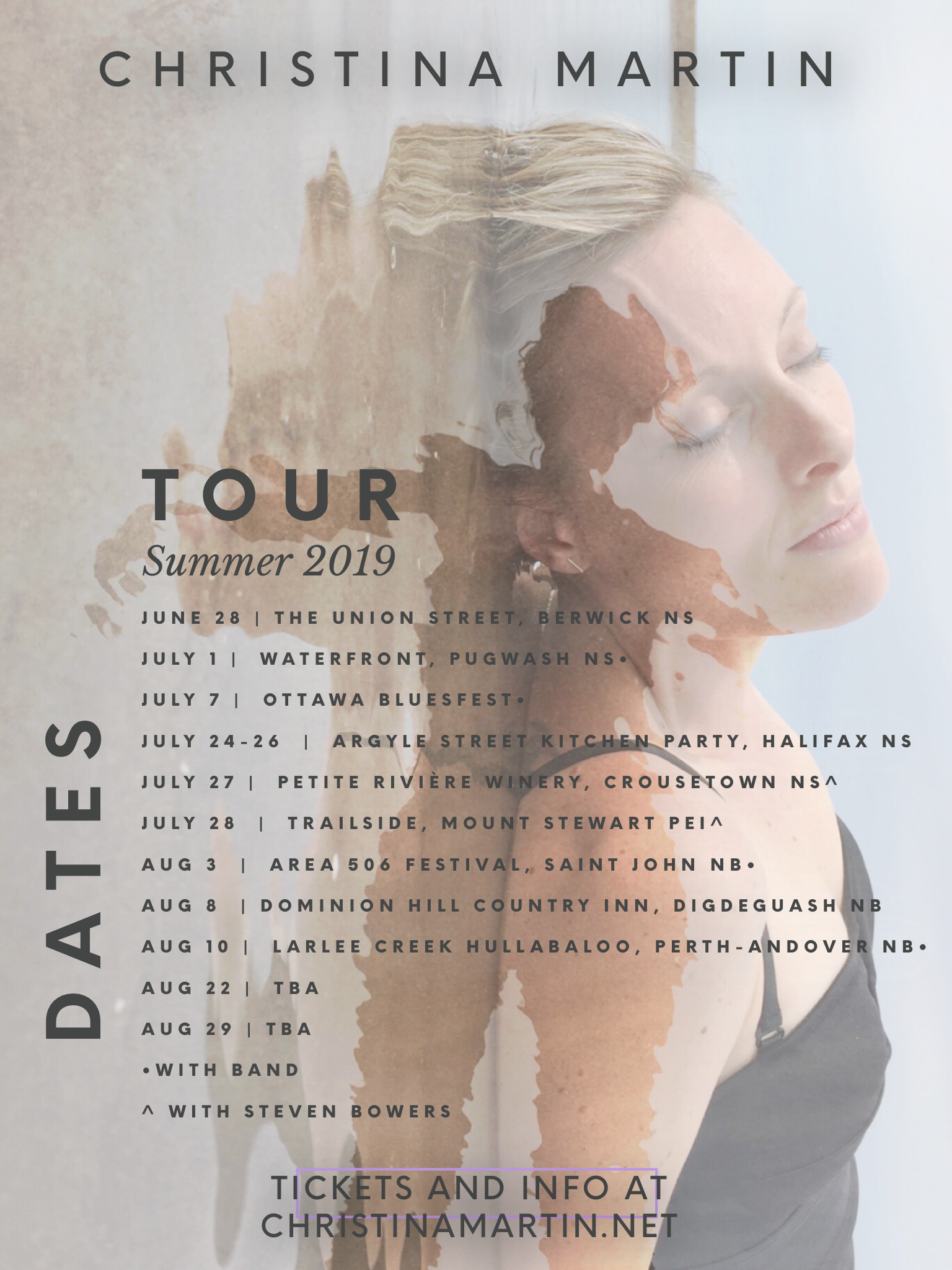 SUMMER 2019 TOUR
