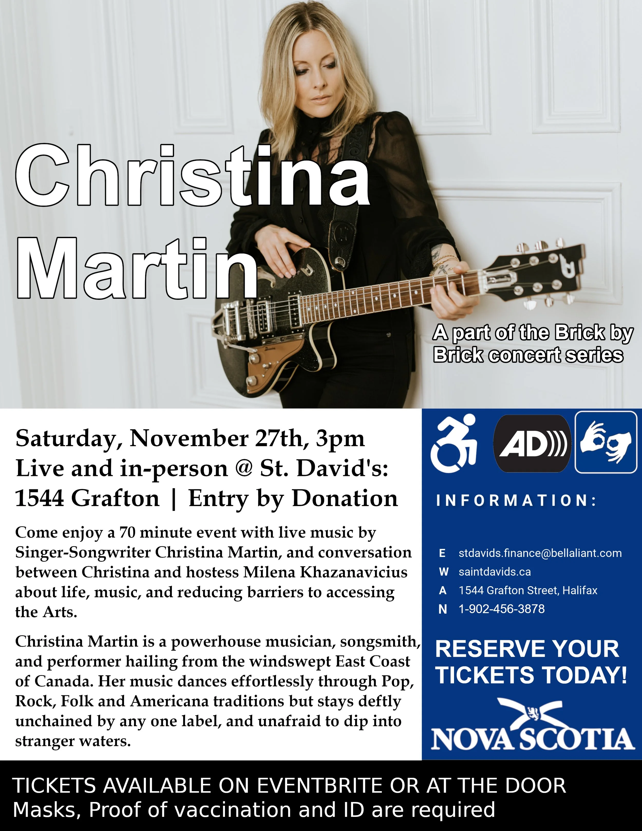 Halifax Event November 27