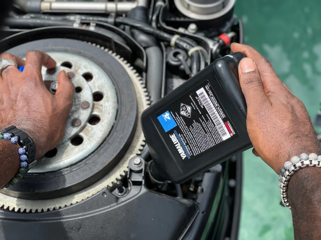 Not all engine oils are created equally.

If you didn&rsquo;t know marine and automotive oil have a bit of differences. Developers didn&rsquo;t design or build your land engines to run at 5500rpm all day, every day - therefore automotive oil won&rsqu